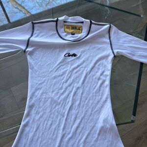 Corteiz White sheer Long Sleeve Top